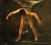 'Hercules Separates the Mountains from Gibraltar and Africa', 1634, Spani... Painting by Francisco de Zurbaran -c 1598-1664-