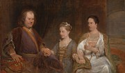 Hermanus Boerhaave -1668-1738-, Professor of Medicine at the University of Leiden, with his Wife ... Painting by Aert de Gelder