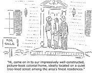 Hi, Come On In To Our Impressively Well-constructed Drawing by Bob Mankoff