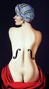 Homage To Man Ray Painting by Catherine Abel