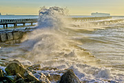 Huge Waves Cabrillo Beach San Pedro Photograph by David Zanzinger Huge Waves Cabrillo Beach San Pedro Photograph by David Zanzinger