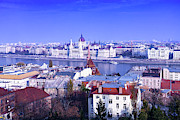 Hungarian Parliament From Buda  Photograph by Diane Macdonald
