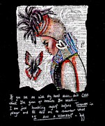 I am a Woman Drawing by Artist RiA