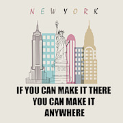 If You Can Make It There You Can Make It Anywhere Pyrography by Mark Ashkenazi