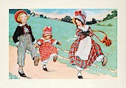 Ilustration from Mother Goose. Painting by Jessie Willcox Smith -1863-1935- Ilustration from Mother Goose. Painting by Jessie Willcox Smith -1863-1935-