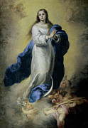 Immaculate Conception By Bartolom Painting by Artist - Bartolome Esteban Murillo