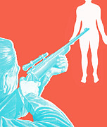 In close range Drawing by CSA Images In close range Drawing by CSA Images