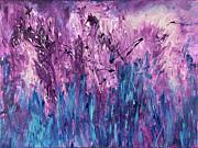 Indigo Crystal Painting by Joe Loffredo