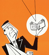 Injured Man With Wallet Out Drawing by CSA Images Injured Man With Wallet Out Drawing by CSA Images