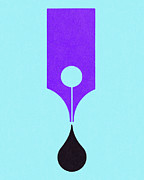 Ink Pen and ink Drop Drawing by CSA Images Ink Pen and ink Drop Drawing by CSA Images