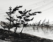 Ink Pochade 1 Painting by Petra Burgmann