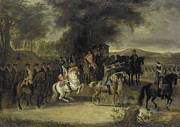 Inspection of a Cavalry Regiment, perhaps by William of Hesse-Homburg. Painting by Cornelis Troost Inspection of a Cavalry Regiment, perhaps by William of Hesse-Homburg. Painting by Cornelis Troost