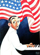 Irving Berlin Drawing by Al Hirschfeld