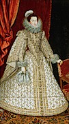 'Isabel of Bourbon, future Queen of Spain', ca. 1620, Spanish School, ... Painting by Rodrigo de Villandrando -1588-1622-