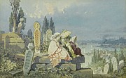 Italian Ladies At Eyup Painting by Amadeo Preziosi Italian Ladies At Eyup Painting by Amadeo Preziosi