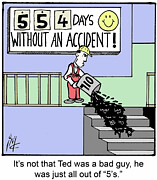 It's Not That Ted Was A Bad Guy, He Was Just All Out Of 5's Drawing by Tim Thomson