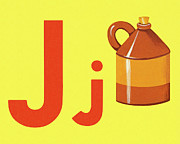 J as in Jug Drawing by CSA Images J as in Jug Drawing by CSA Images