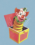 Jack-in-the-Box Drawing by CSA Images Jack-in-the-Box Drawing by CSA Images