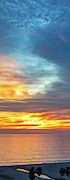 January Sunset - Vertirama Photograph by Gene Parks