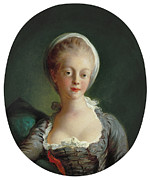 Jean-Honore Fragonard -Grasse, 1732-Paris, 1806-. Portrait of a Young Lady -ca. 1770 - 1772-. Oil... Painting by Jean-Honore Fragonard -1732-1806- Jean-Honore Fragonard -Grasse, 1732-Paris, 1806-. Portrait of a Young Lady -ca. 1770 - 1772-. Oil... Painting by Jean-Honore Fragonard -1732-1806-