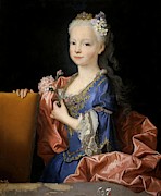 Jean Ranc / 'Maria Ana Victoria of Borbon', 1725, French School. Painting by Jean Ranc -1674-1735- Jean Ranc / 'Maria Ana Victoria of Borbon', 1725, French School. Painting by Jean Ranc -1674-1735-