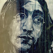 John Lennon - Christ You Know It Ain't Easy  Painting by Paul Lovering