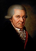 John Michael Haydn, Austrian composer and younger brother of Franz Joseph Haydn, oil on canvas, ... Painting by Album
