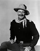 JOHN WAYNE in RIO GRANDE -1950-. Photograph by Album