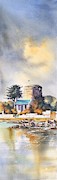 Joyce's Tower Sandycove Painting by Roland Byrne Joyce's Tower Sandycove Painting by Roland Byrne