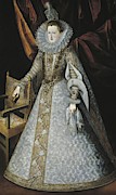 Juan Pantoja de la Cruz / 'Margaret of Austria, Queen of Spain', 1606, Spanish School. Painting by Juan Pantoja de la Cruz -1554-1608- Juan Pantoja de la Cruz / 'Margaret of Austria, Queen of Spain', 1606, Spanish School. Painting by Juan Pantoja de la Cruz -1554-1608-