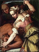 Judith And Holofernes Painting by Giorgio Vasari Judith And Holofernes Painting by Giorgio Vasari