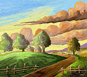 Just Some Place Painting by Anthony Mwangi