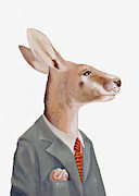 Kangaroo Painting by Animal Crew