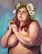 Keira Painting by Jeff Dickson