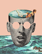 Kids Swimming in Pool Head Drawing by CSA Images Kids Swimming in Pool Head Drawing by CSA Images