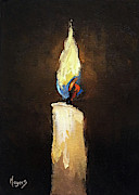 Kindle Painting by Mike Moyers