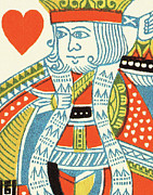 King of Hearts Drawing by CSA Images King of Hearts Drawing by CSA Images