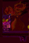 Knight Watch Guardian of the Roses Mixed Media by Zsanan Studio