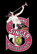 La Compagnie Singer Machines a Coudre Painting by Leonetto Cappiello