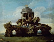 'La educacion de Aquiles', 1727, Italian School, Oil on canvas, 59 cm x 74 cm,... Painting by Sebastiano Conca -1680-1764-