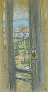 La Fenetre A Cannes Painting by Edouard Vuillard