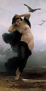 La Nuit Painting by William-adolphe Bouguereau La Nuit Painting by William-adolphe Bouguereau