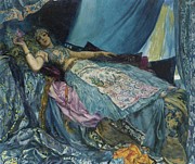 La Princesse Bleue Painting by Georges Antoine Rochegrosse