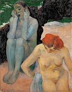 La vie et la mort-life and death, 1891-1893 Canvas, 92 x 75 cm Inv. 66. Painting by Eugene Henri Paul Gauguin -1848-1903- La vie et la mort-life and death, 1891-1893 Canvas, 92 x 75 cm Inv. 66. Painting by Eugene Henri Paul Gauguin -1848-1903-