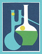 Lab Equipment Drawing by CSA Images