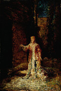 Lady Macbeth By Adolphe Joseph Thomas Monticelli Painting by Adolphe Joseph Thomas Monticelli