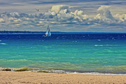 Lake Huron Sailboat Photograph by Meta Gatschenberger