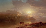 Lake Scene Painting by Arthur Parton