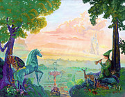 Land Of Pegasus Painting by Judy Mastrangelo