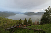 Landscape With Teletskoye Lake. Altai Nature Reserve. Photograph by Igor Shpilenok / Naturepl.com